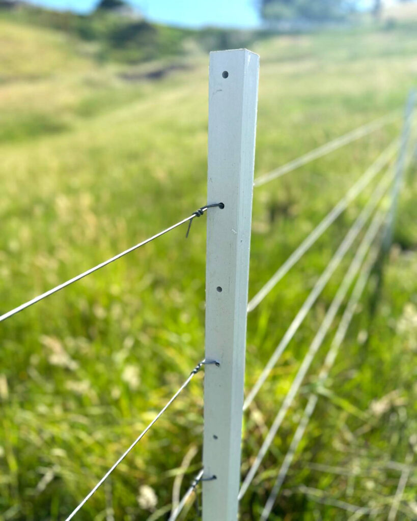 EnduraPost White Square Pickets